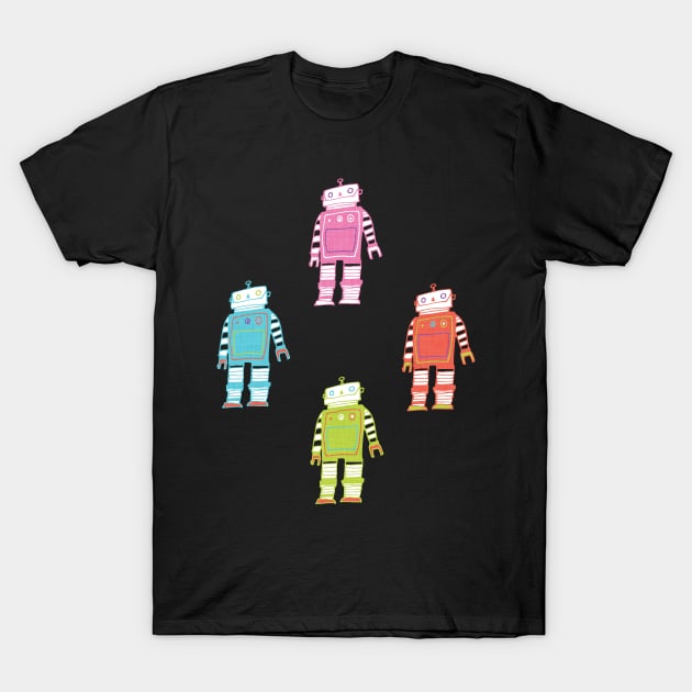 Kawaii Robots T-Shirt by bruxamagica